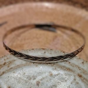Vintage Sterling Silver Bangle